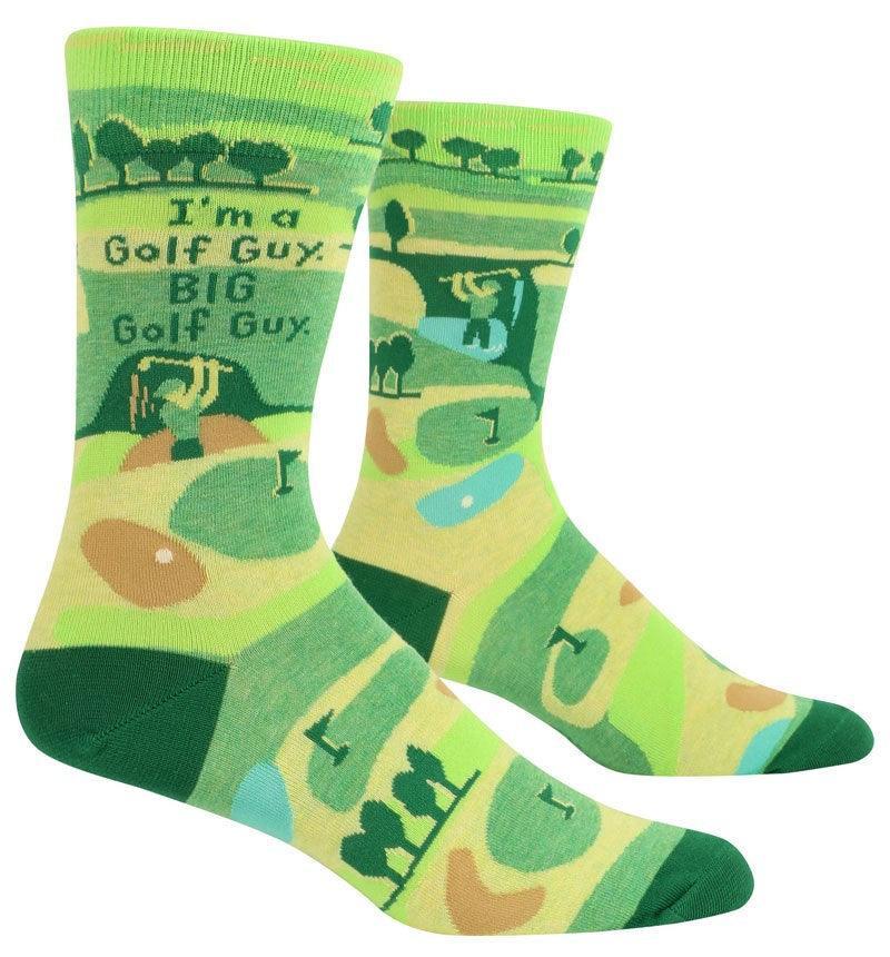 Mens Socks - I'm A Golf Guy - Bolt of Cloth - Blue Q