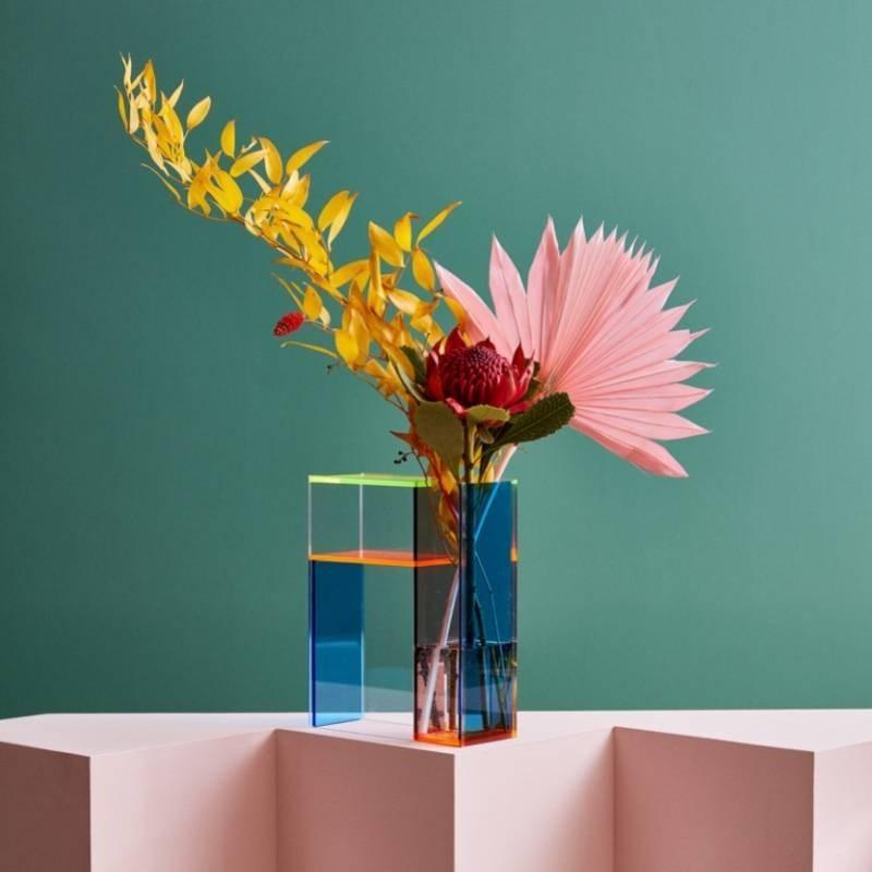Moma - Mondri Vase in neon - Bolt of Cloth - MOMA
