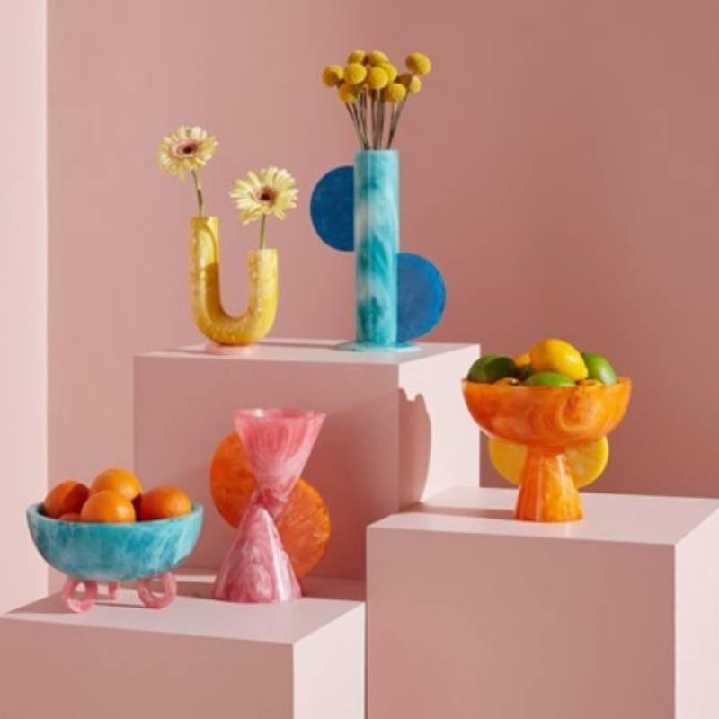 Mustique Double Tube Vase - Bolt of Cloth - Jonathan Adler