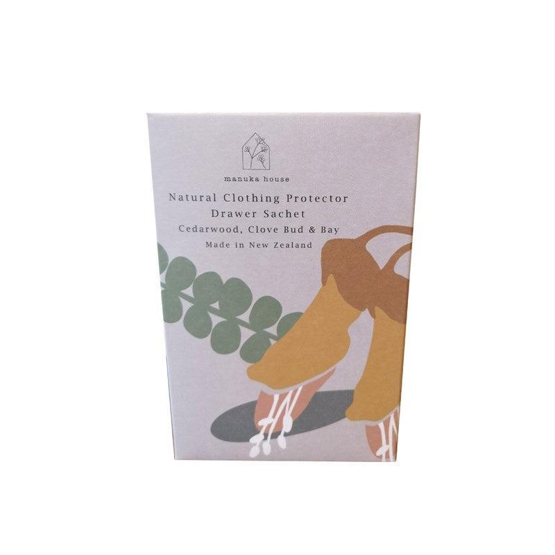 Natural Drawer Sachet - Cedarwood, Clove Bud & Bay - Bolt of Cloth - Manuka House
