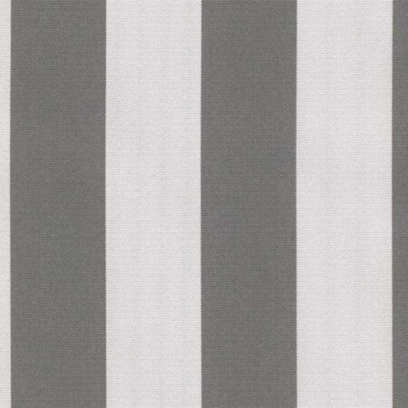 Outdoor Canvas in Yacht Stripe Charcoal - Bolt of Cloth - Sunbrella