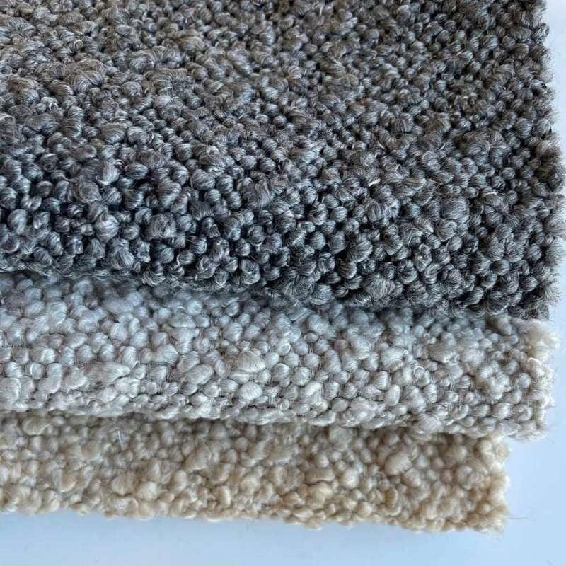 Ovis Boucle in steel - Bolt of Cloth - Warwick