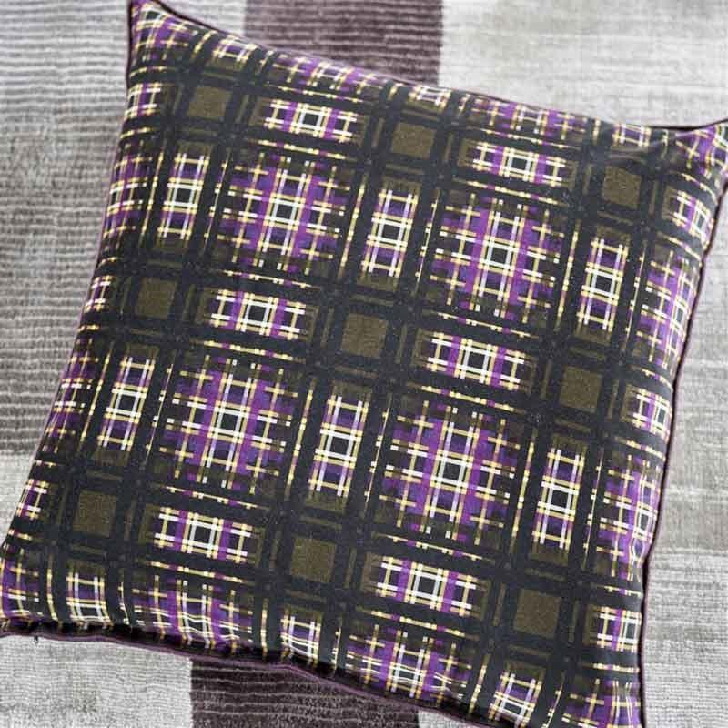 Patiali Cushion Cover 55cm in chocolate - Bolt of Cloth - Designers Guild