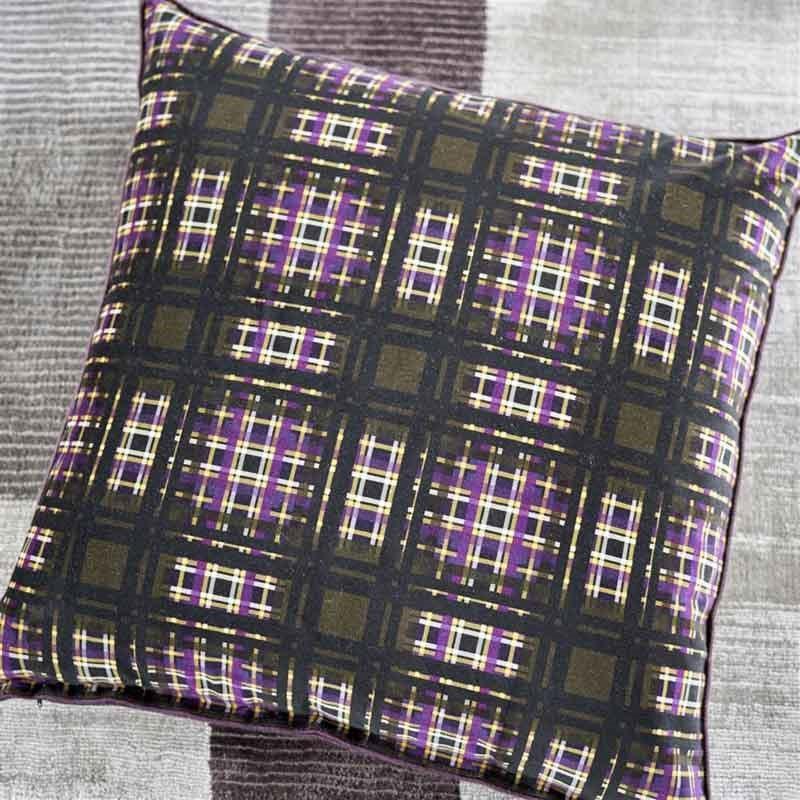 Patiali Cushion Cover 55cm in chocolate - Bolt of Cloth - Designers Guild