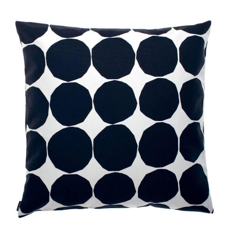 Pienet Kivet Cushion Cover 50cm in black - Bolt of Cloth - Marimekko