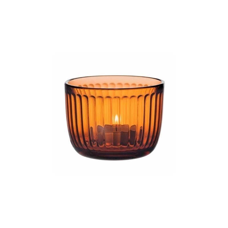 Raami Tealight Candle Holder in seville orange - Bolt of Cloth - iittala