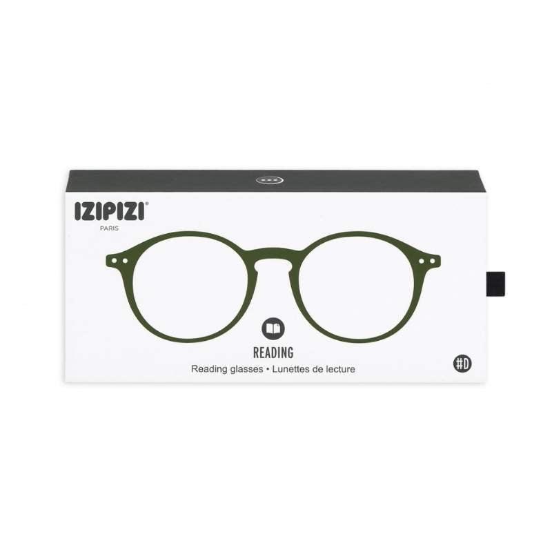Reading Glasses Collection D in khaki green - Bolt of Cloth - Izipizi