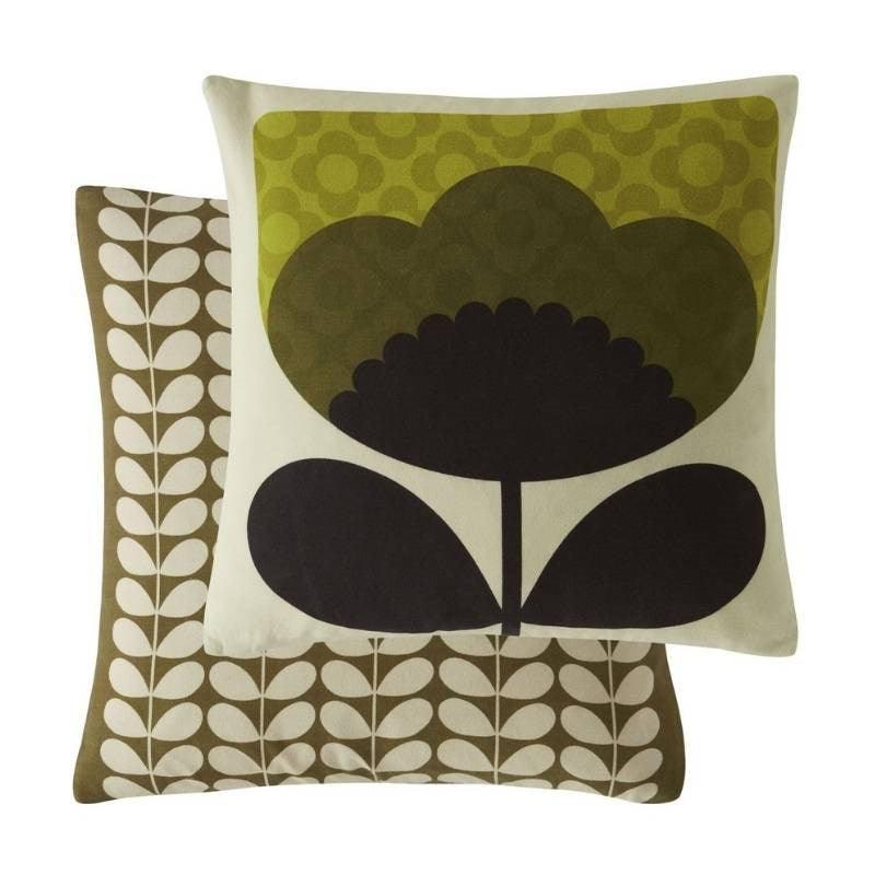 Spring Bloom Cushion Cover 45cm in seagrass - Bolt of Cloth - Orla Kiely