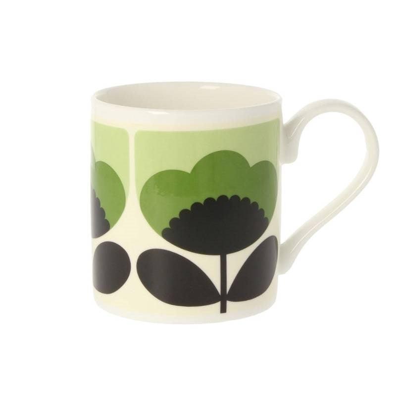 Spring Bloom Mug 350ml in green - Bolt of Cloth - Orla Kiely