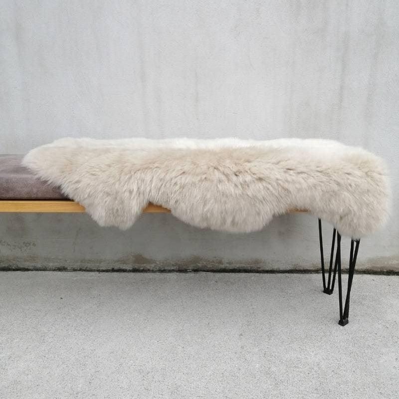 Stone Sheepskin Rug - Bolt of Cloth - NZ Design