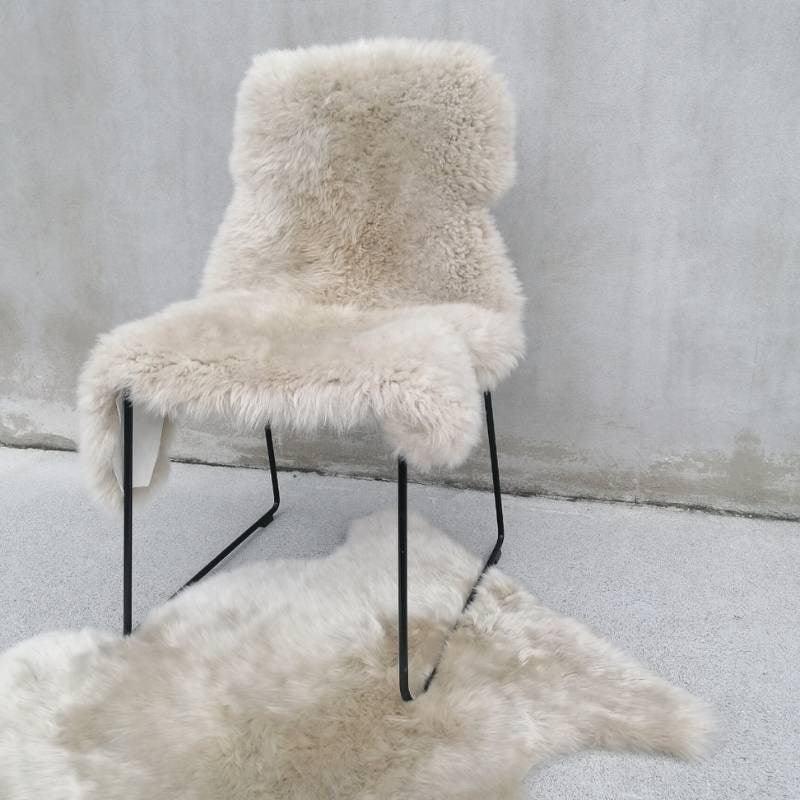 Stone Sheepskin Rug - Bolt of Cloth - NZ Design
