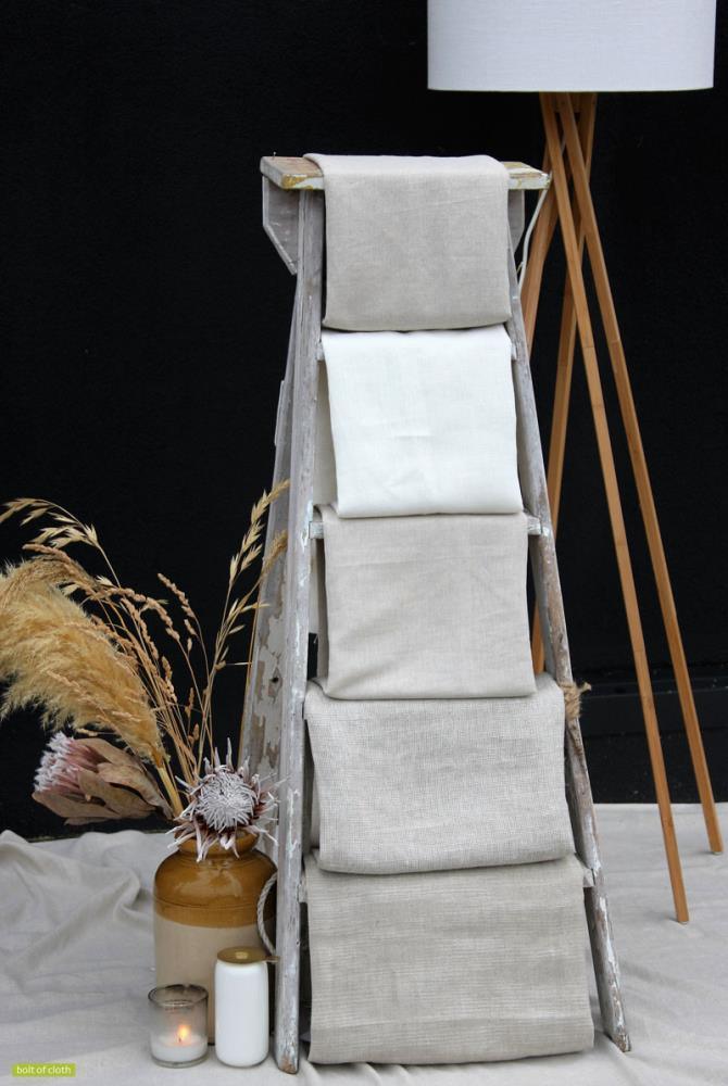 Sumner Linen in White - Bolt of Cloth - Bolt of Cloth