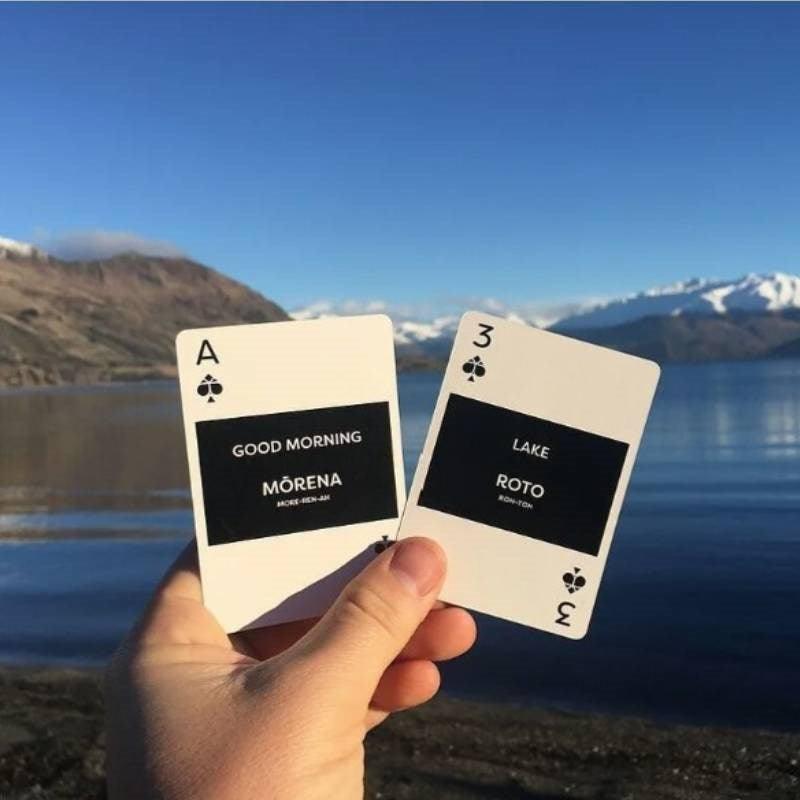 Te Reo Maori Lingo Playing Cards - Bolt of Cloth - Lingo