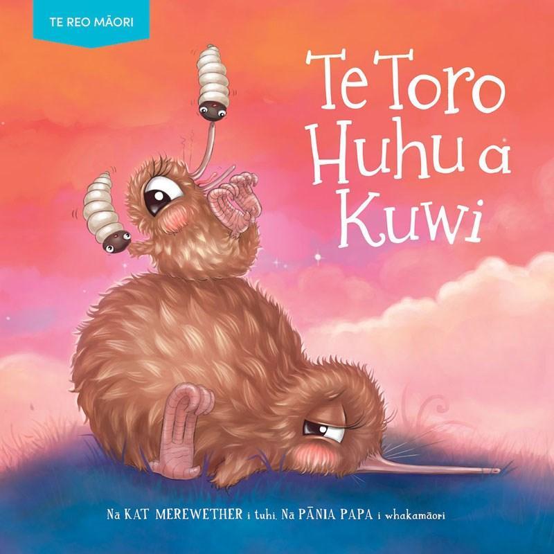 Te Toro Huhu a Kuwi (Kuwi&#39;s Huhu Hunt - Te Reo) - Bolt of Cloth - Kuwi &amp; Friends