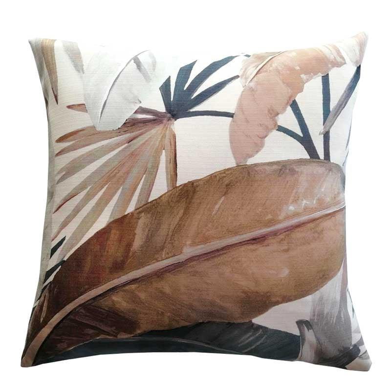 Tropicalia Outdoor Cushion Cover 50cm in gilver - Bolt of Cloth - Bolt of Cloth