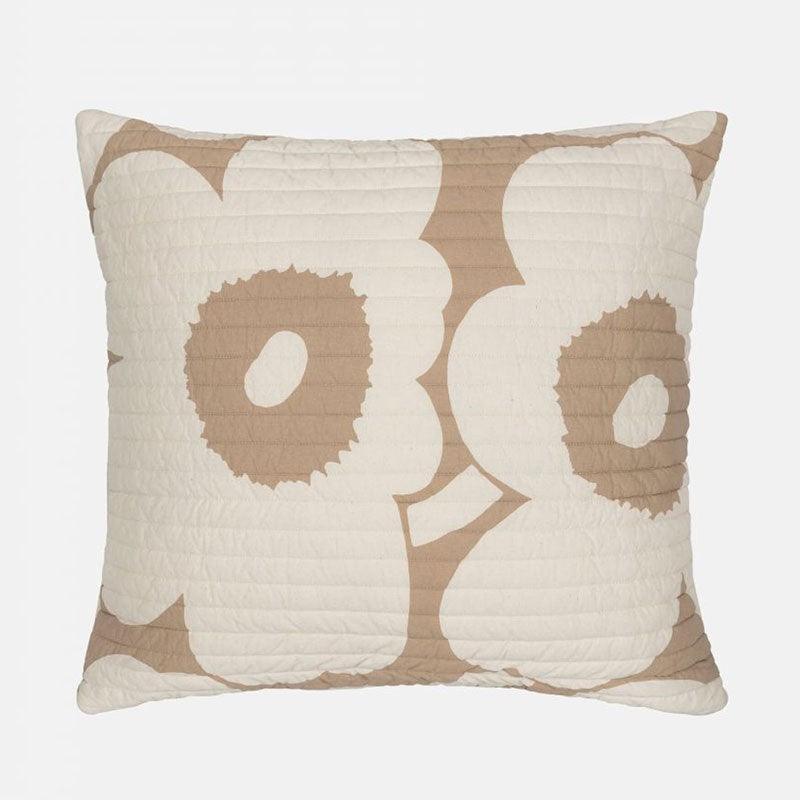Unikko Pillow in linen, off white - Bolt of Cloth - Marimekko