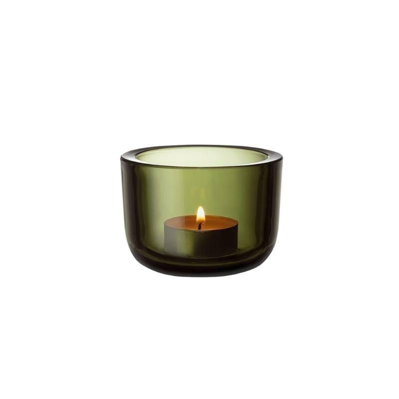 Valkea Votive in moss green - Bolt of Cloth - iittala