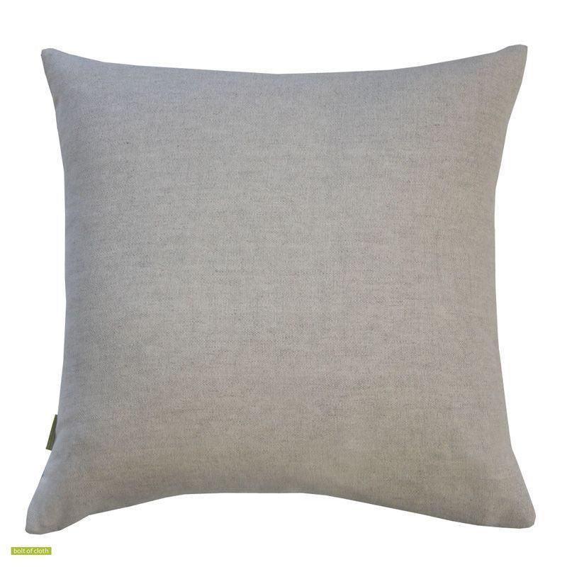 Velvet Cushion Cover 45cm with Linen back in forest green - Bolt of Cloth - Bolt of Cloth