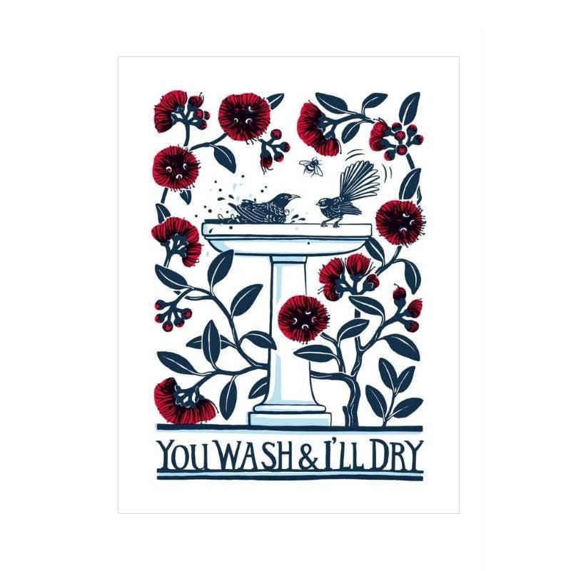Wash Day Tea Towel - Bolt of Cloth - Wolfkamp & Stone