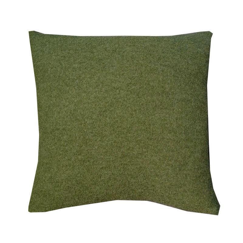 Waterloo Wool Cushion Cover 47cm in khaki - Bolt of Cloth - Bolt of Cloth