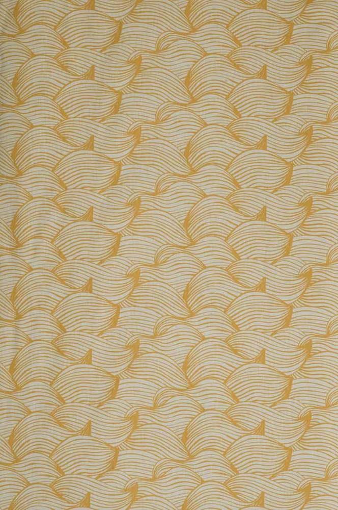 Wave Fabric in honey - Bolt of Cloth - Spira