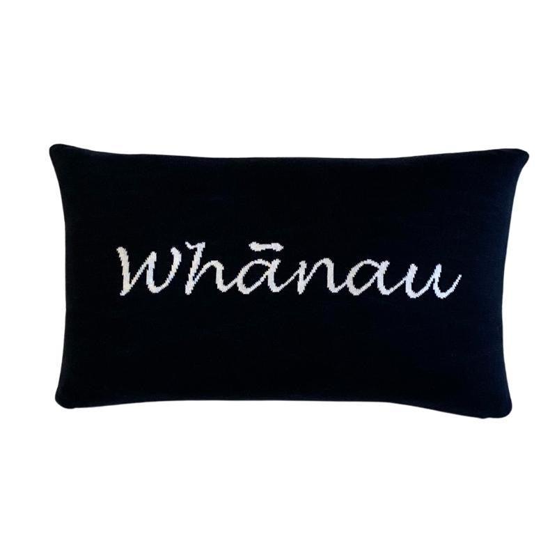 Whanau Knit Cushion Cover 50x30cm - Bolt of Cloth - Bolt of Cloth