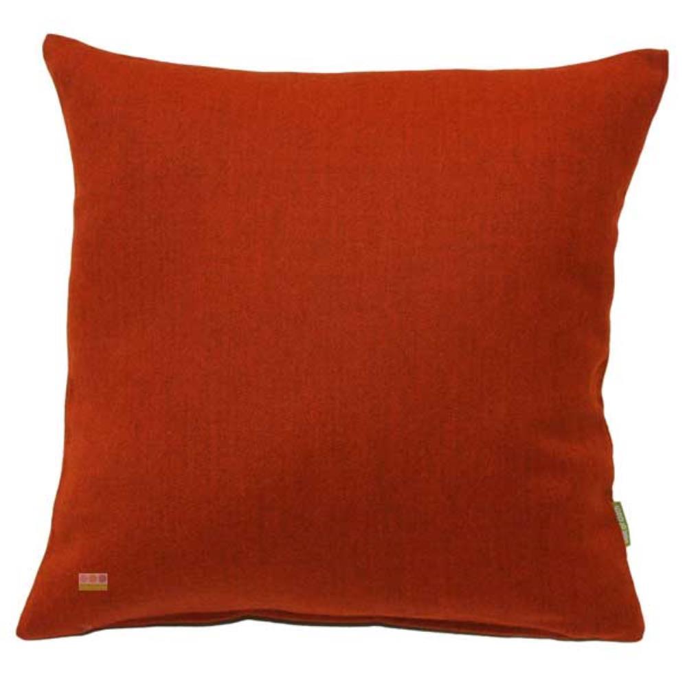 Wool/Alpaca Cushion Cover 40cm in rust - Bolt of Cloth - Bolt of Cloth