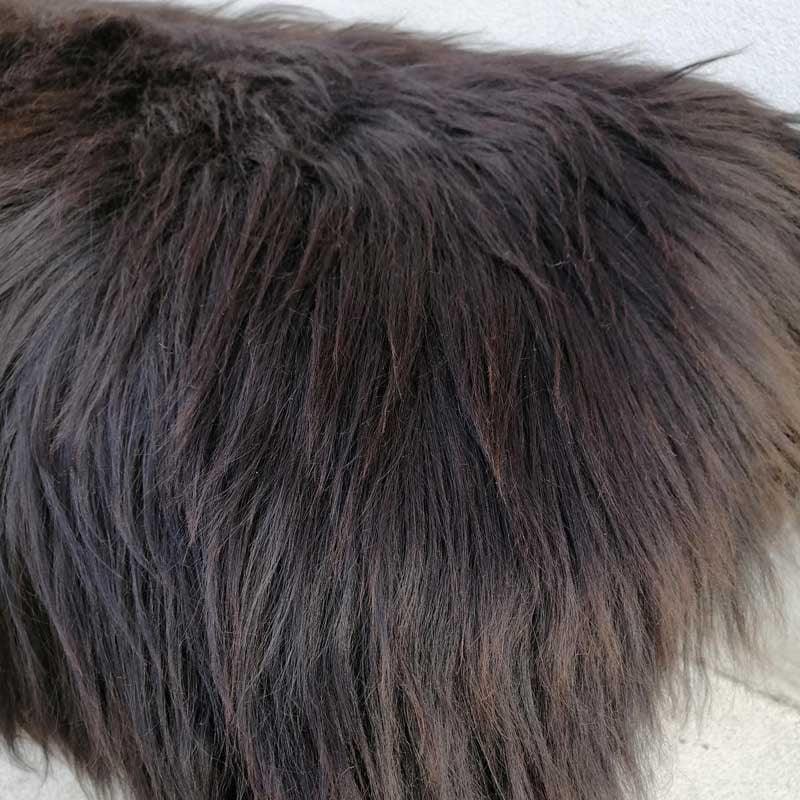 XL Deep Brown Icelandic Sheepskin Rug - Bolt of Cloth - Bowron Sheepskins